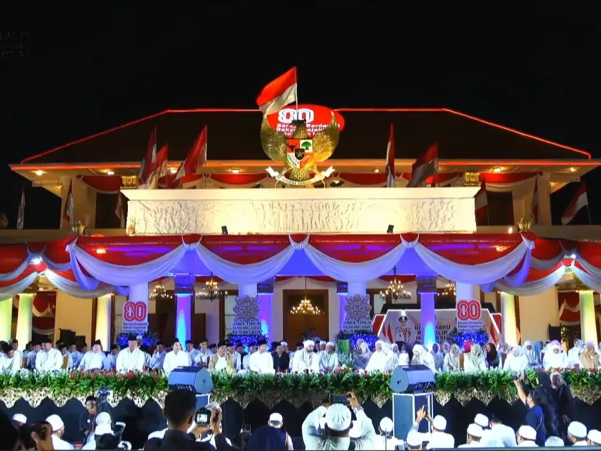 Doa Bersama Buka Rangkaian HUT ke-80 RI di Jatim, Khofifah Serukan Persatuan