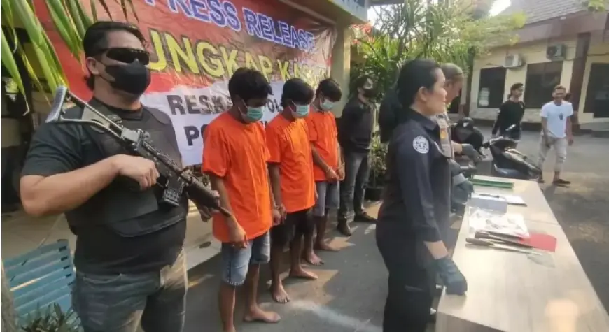 Polisi Surabaya Tangkap Komplotan Curanmor Libatkan Anak di Bawah Umur