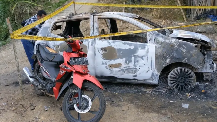 Mobil Kades di Trenggalek Dibakar Warga, Pelaku Diduga Alami Gangguan Jiwa