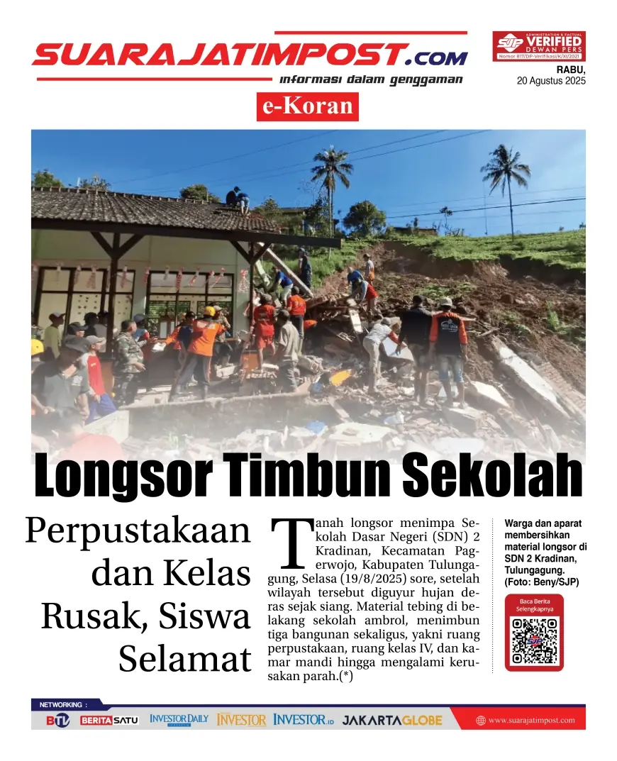 eKoran, Edisi Rabu, 20 Agustus 2025