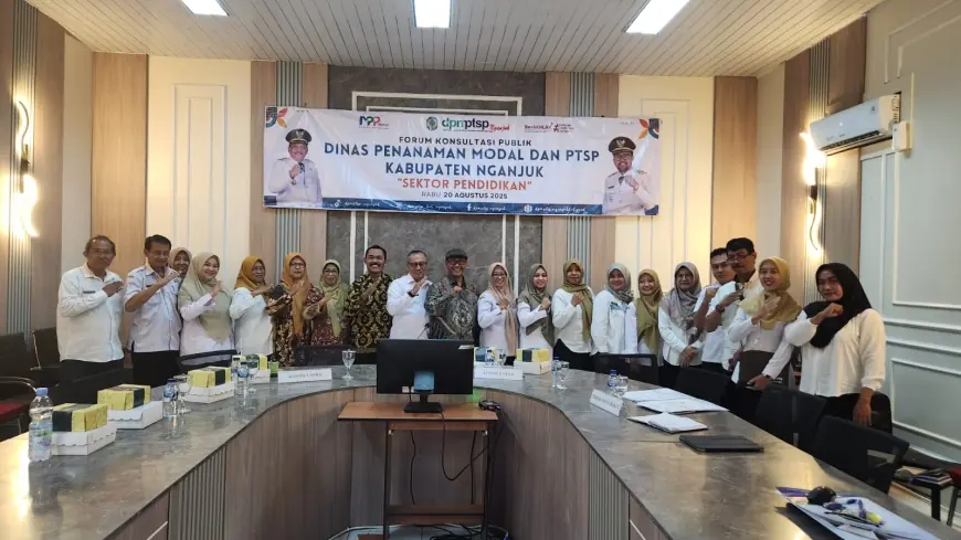 DPMSTP Nganjuk Gelar Forum Konsultasi Publik Sektor Pendidikan