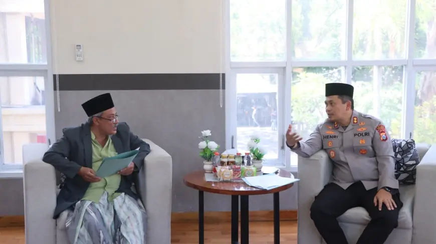 Kapolres Nganjuk Temui Ketua MUI, Perkuat Sinergi Cegah Konflik Sosial Berbasis Agama
