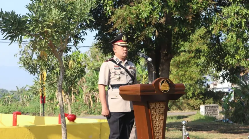 Peringati Hari Juang Polri, Wakapolres Nganjuk Ingatkan Anggota Jaga Nama Baik Institusi