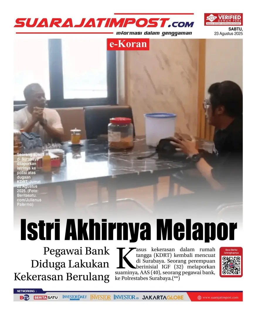 eKoran, Edisi Sabtu, 23 Agustus 2025