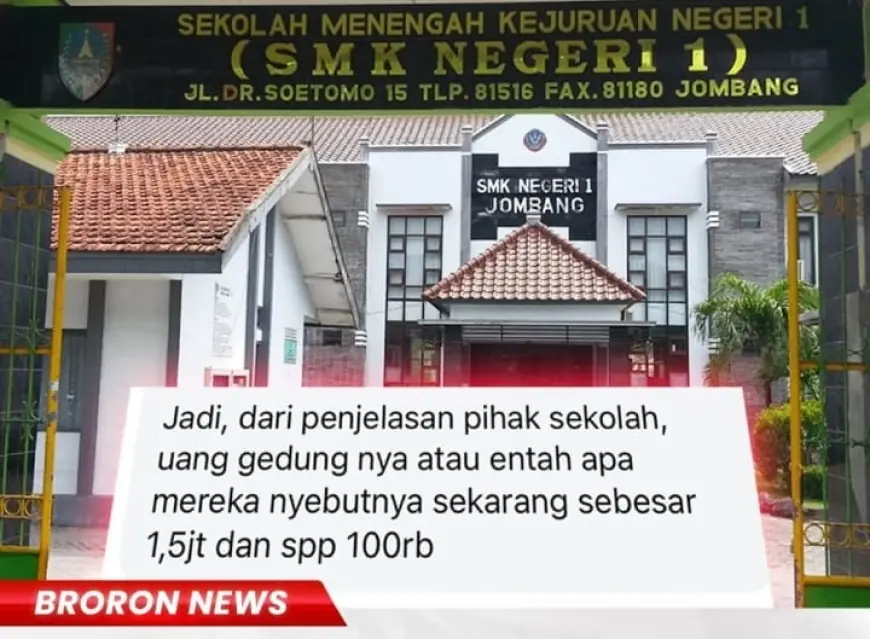 Dewan Pendidikan Jombang Soroti Dugaan Pungutan Berkedok Iuran Sekolah