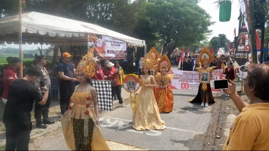 Pawai Budaya, Kreativitas Warga Banaran Pukau Warga Kertosono, Diikuti Seribuan Peserta dan Beragam Komunitas