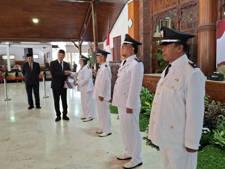 Empat Kades di Tulungagung Dikukuhkan Kembali, Jabatan Diperpanjang 2 Tahun