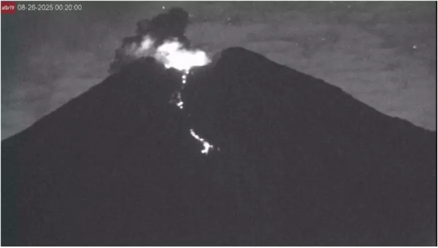 Gunung Semeru Kembali Erupsi, Lava Pijar Meluncur Hingga 2 Kilometer