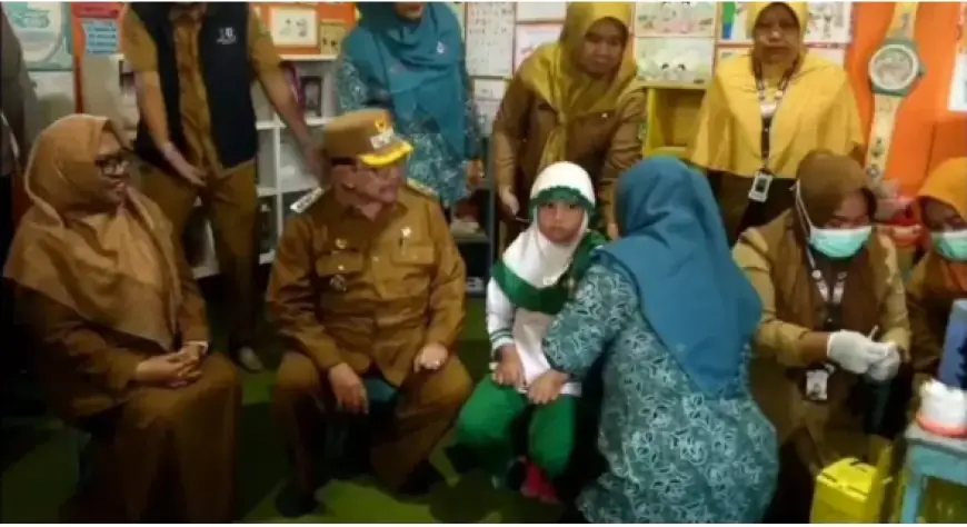 KLB Campak di Sumenep, Dinkes Gerakkan Vaksinasi Massal ke Sekolah TK dan PAUD