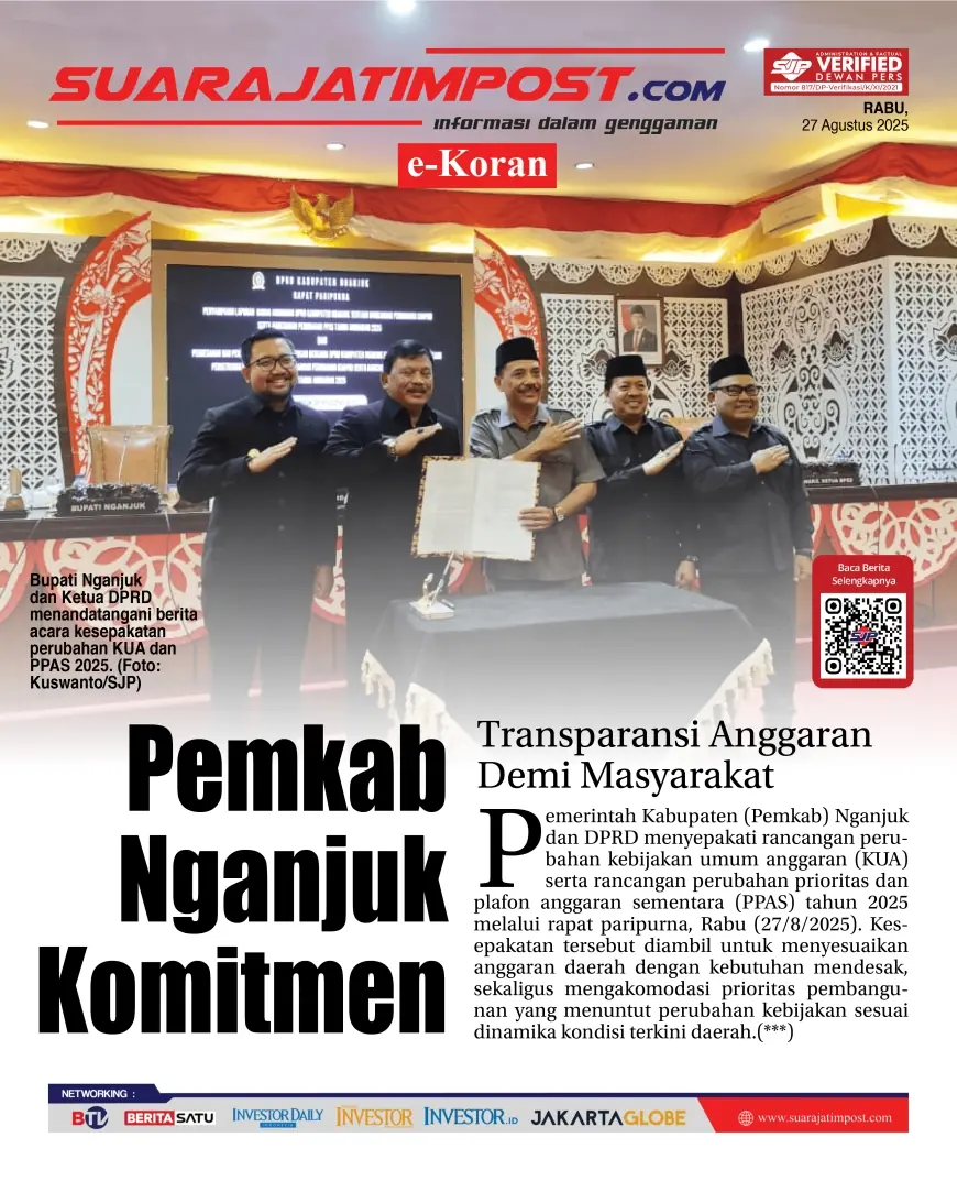 eKoran, Edisi Rabu, 27 Agustus 2025