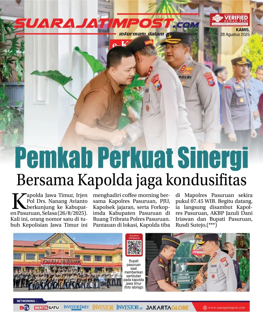 eKoran, Edisi Kamis, 28 Agustus 2025