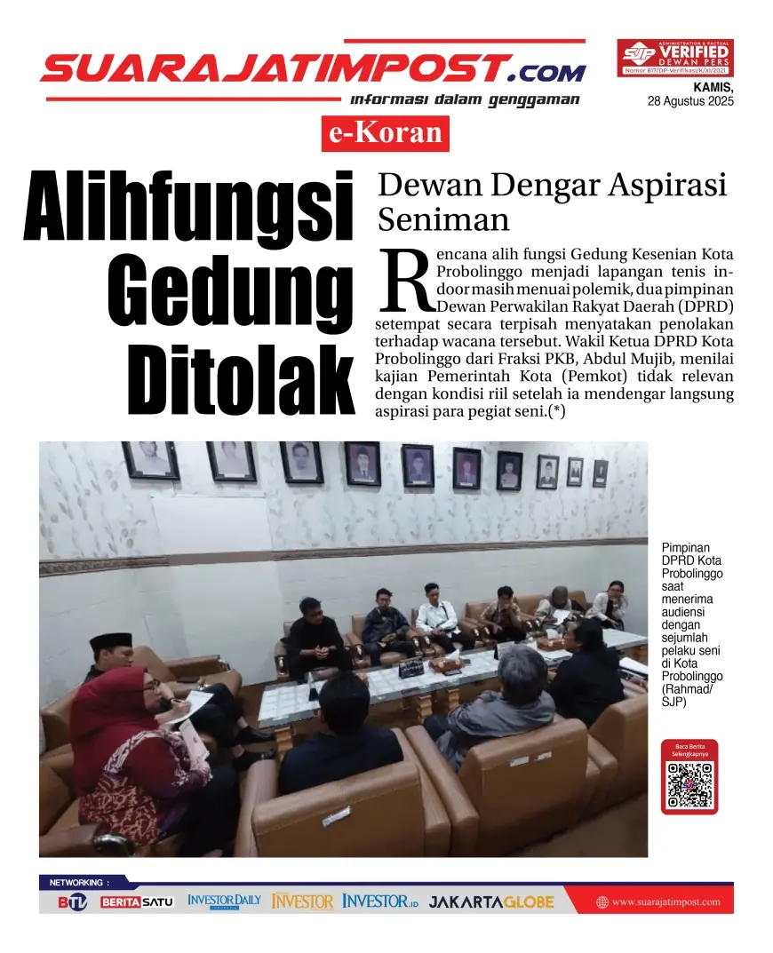 eKoran, Edisi Kamis, 28 Agustus 2025