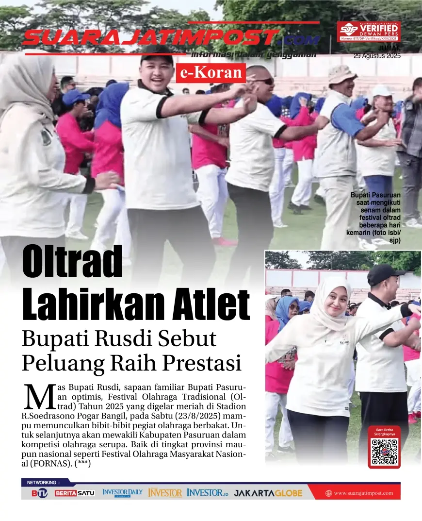 eKoran, Edisi Jumat, 29 Agustus 2025