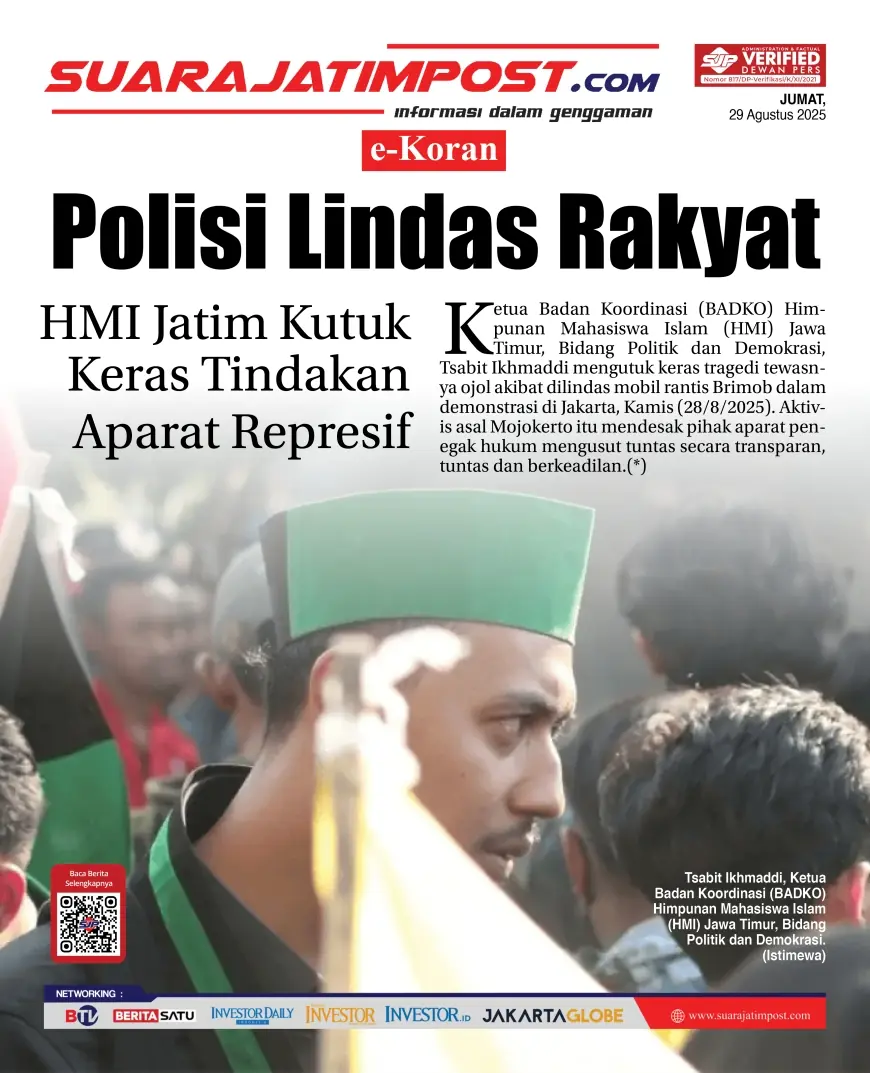 eKoran, Edisi Jumat, 29 Agustus 2025