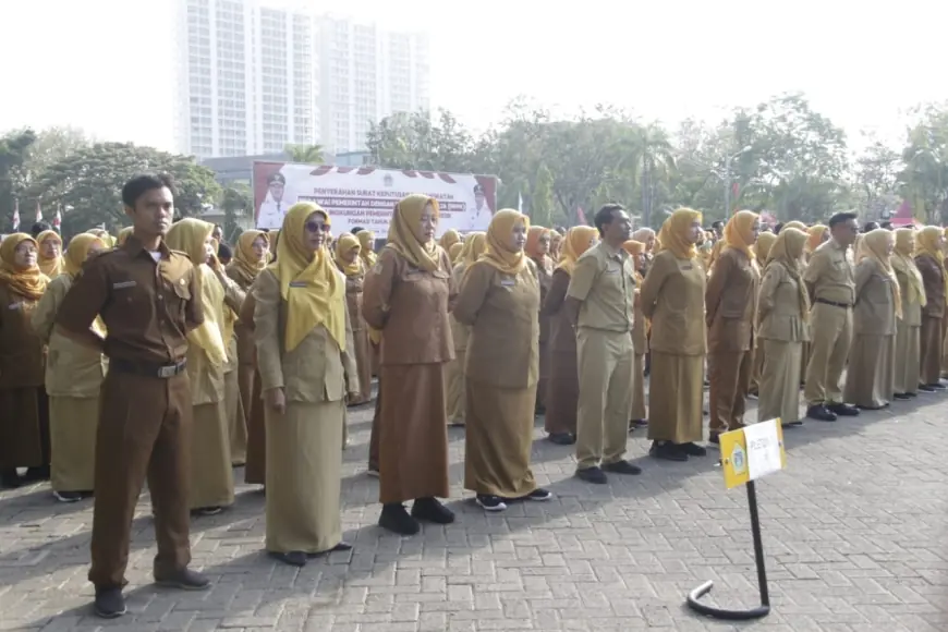 Didominasi Tenaga Teknis, 562 Pegawai Honorer Pemkab Gresik Diangkat PPPK