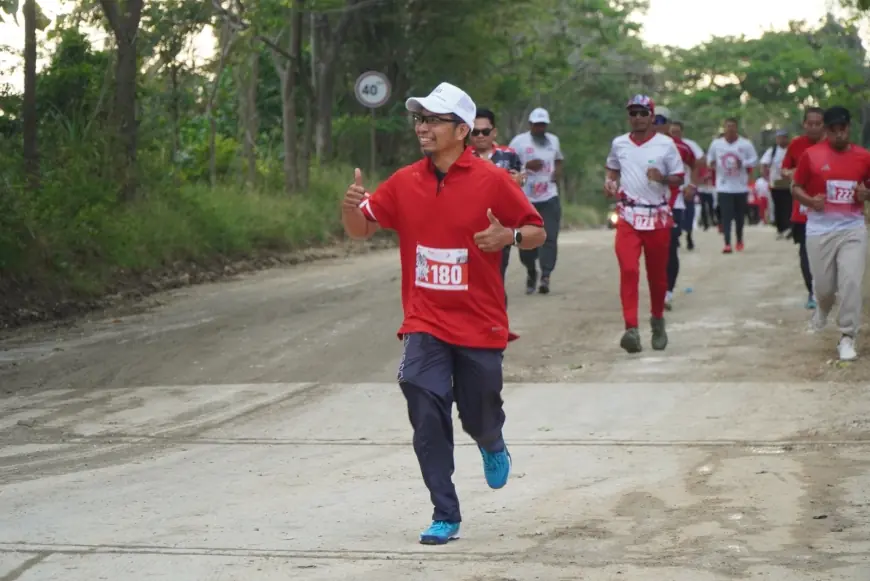 SIG Tuban Gelar Fun Trail Run Rayakan Kemerdekaan RI dan HUT Pabrik