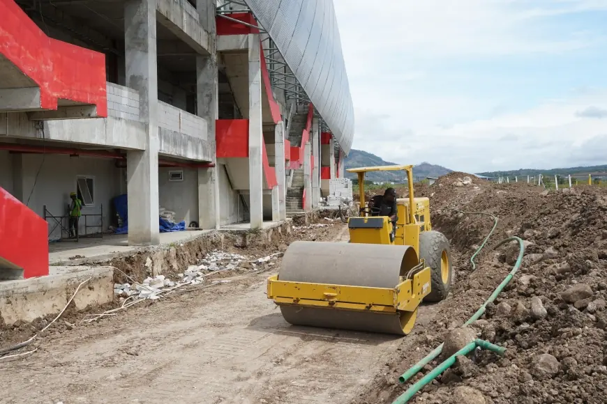 Pembangunan Stadion GDJ Kediri Tahap Dua  Dimulai