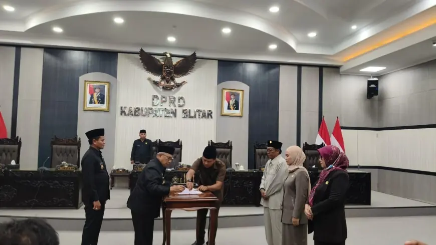 Kompak, DPRD dan Pemkab Blitar Resmi Sepakati Perubahan KUA-PPAS 2025