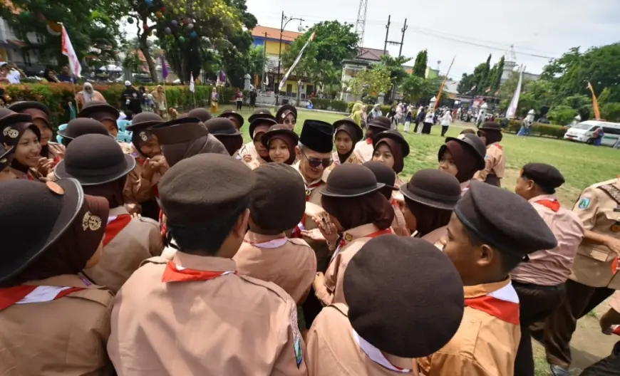Apel HUT Pramuka di Kabupaten Pasuruan, Kak Shobih: Pramuka harus menjadi Gelombang bukan Gelembung
