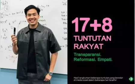 Jerome Polin Bagikan 17+8 Tuntutan Rakyat, Begini Daftarnya