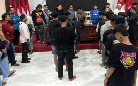 Demo Gagal di Mojokerto: Puluhan Remaja asal Jombang dan Sidoarjo Diciduk, Orang Tua Dipanggil