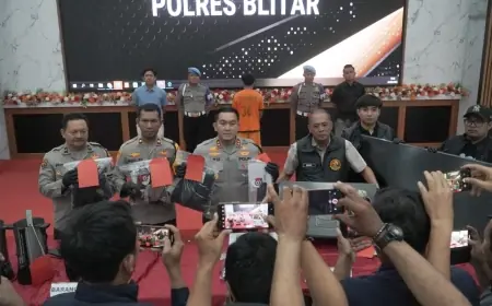 Pembakaran dan Penjarahan Kantor DPRD Kabupaten Blitar, Polisi Tangkap 41 Orang