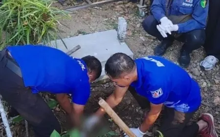 Diduga Kuburan Janin Hasil Aborsi, Makam di Mojokerto Dibongkar Polisi