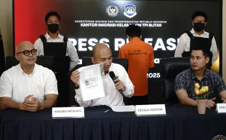 Langgar Izin Tinggal, Imigrasi Blitar Deportasi WNA Asal Malaysia