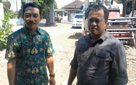 Petani Nganjuk Semringah, Panen Padi Semakin Mudah dengan Mesin Combine Bimo 102