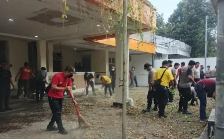 Pasca Terbakar Saat Kerusuhan, Polsek Tegalsari Pindah ke Gedung Eks Bawaslu