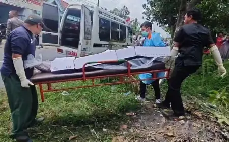 Kecelakaan Maut di Sumbergempol Tulungagung, Pemotor Tewas di Lokasi
