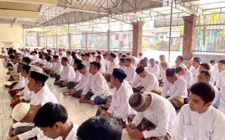 Ratusan Napi Lapas Tulungagung Khidmat Peringati Maulid Nabi Muhammad SAW