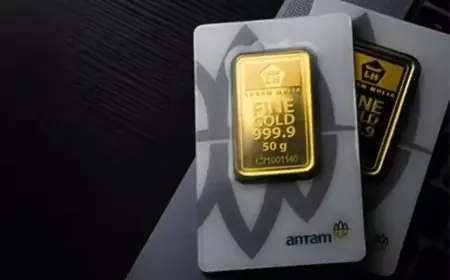 Emas Antam Cetak Rekor Baru, Naik Rp82.000 per Gram dalam Sepekan