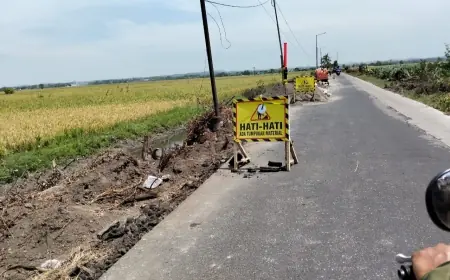 Hingga Pertengahan Tahun 2025, 70 Persen Proyek Konstruksi Jalan Kabupaten di Jombang Rampung