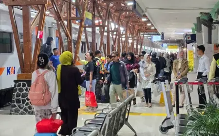 Libur Panjang Maulid Nabi, Stasiun Blitar Layani 6.154 Penumpang