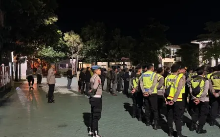 Kapolres Batu Tekankan Sinergi Warga dan Aparat, Gelar Patroli Skala Besar Jaga Keamanan