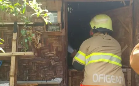 Dapur Warga di Tenggarang Bondowoso Terbakar, Diduga Akibat Bakar Sampah