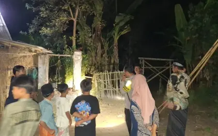 Penampakan Sosok Mirip Pocong Muncul di Pemukiman Warga Jember, Polisi Turun Tangan