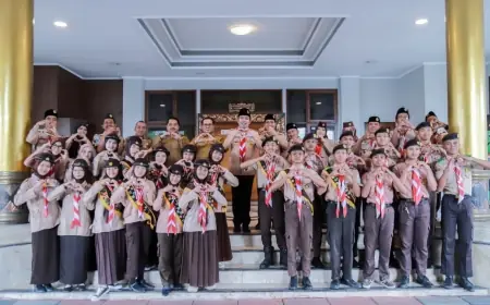Bupati Jember Lepas Belasan Pramuka di Ajang Penegak Jatim