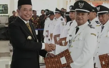 Bupati Bondowoso Kukuhkan 17 Kepala Desa, Ingatkan Jabatan Sebagai Amanah
