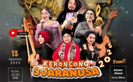 Puncak Keroncong SVARANUSA 2025 di Kota Blitar, Perhelatan Nasional Siap Sapa Publik