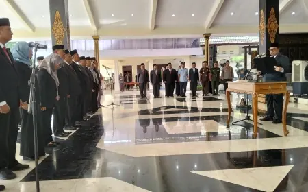 Selang Dua Hari Pelaksanaan Job Fit, Pemkab Jombang Lantik 25 Pejabat Strategis
