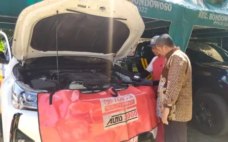 Hari Perhubungan Nasional 2025, Dishub Bondowoso Luncurkan Servis Mobil Gratis