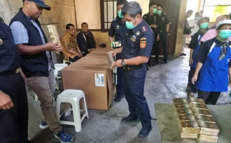 Bea Cukai Gresik Musnahkan Barang Ilegal Senilai Rp7,5 Miliar, Jenis Rokok Capai 4,3 Juta Batang