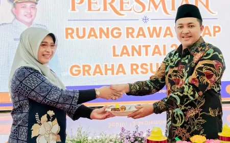 Bupati Pasuruan Resmikan Ruang Rawat Inap Lantai 2 RSUD Grati