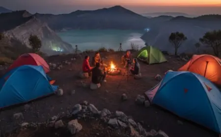 Kembali ke Alam: Tren Healing dengan Camping di Kaki Gunung Ijen