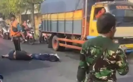 Pelajar SMP di Gresik Tewas Terlindas Truk Tangki Saat Berangkat Sekolah