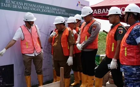 Bangunan IPAL Komunal Sentra Usaha Tahu Jombang Digadang Jadi Solusi Tekan Pencemaran Lingkungan