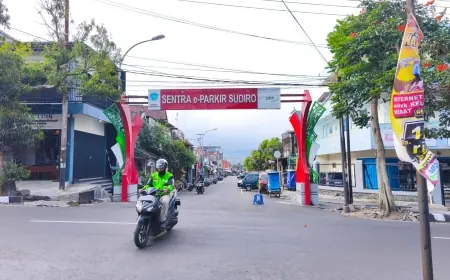 Pemasangan Gate Parkir Alun-Alun Kota Batu Molor, Ditargetkan Rampung November