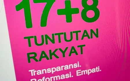 Ungkap Makna Warna Hijau dan Pink, Identitas Gerakan 17+8 Tuntutan Rakyat